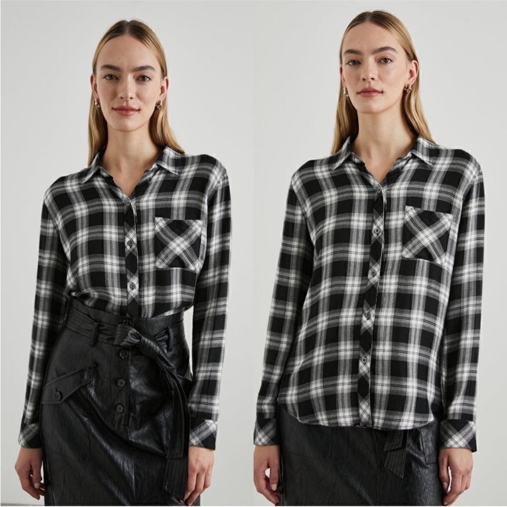 Rails NWT Hunter Plaid Shirt in Midnight Snow Size XS